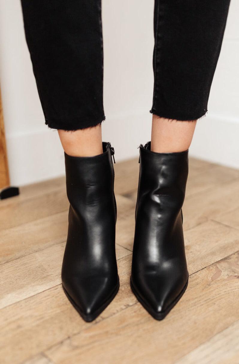 Amari Ankle Boots In Black - Dahlia Boutique