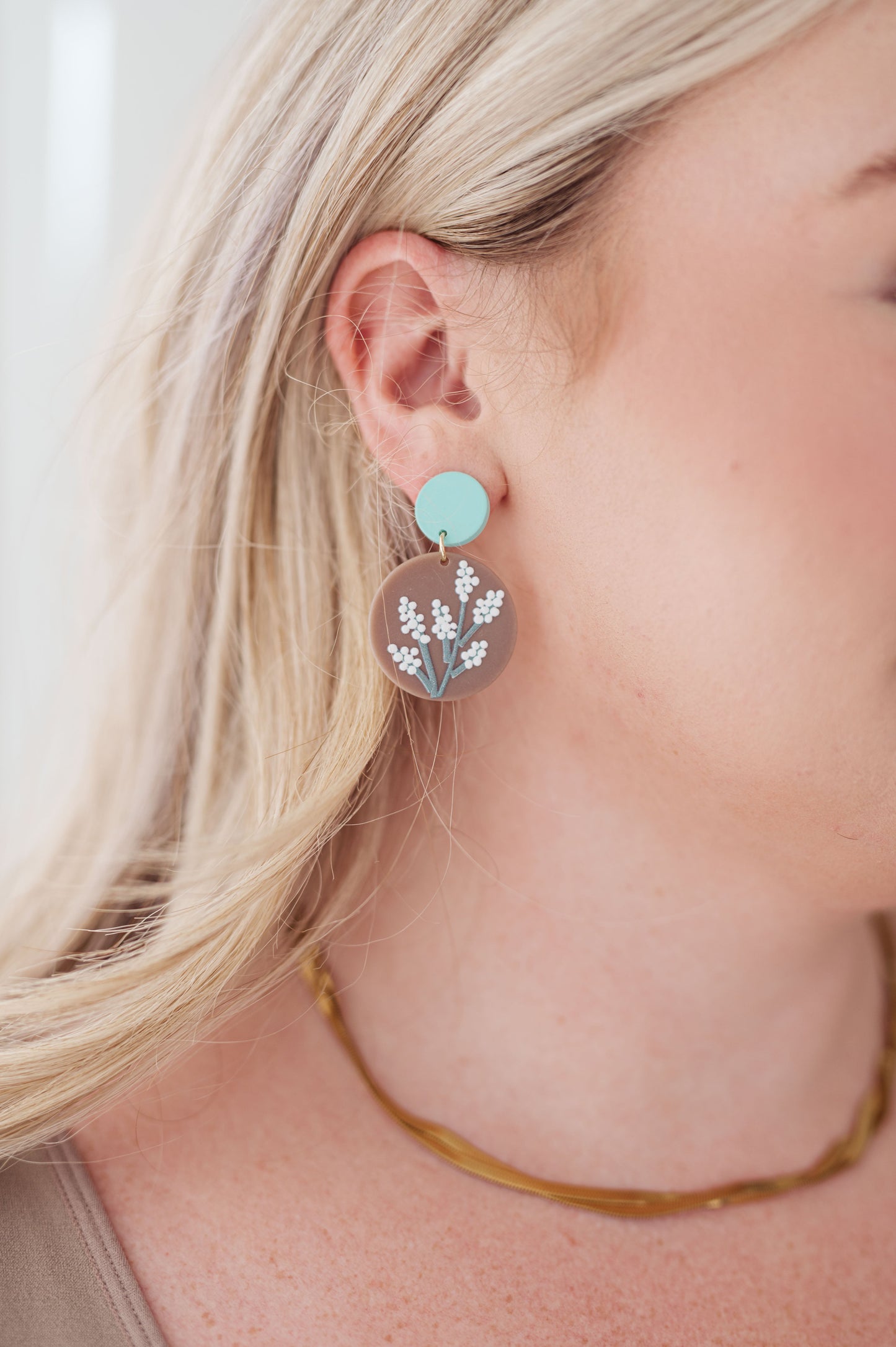 Babies Breath Earrings - Dahlia Boutique