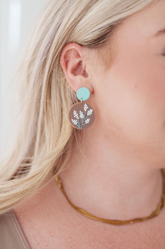 Babies Breath Earrings - Dahlia Boutique