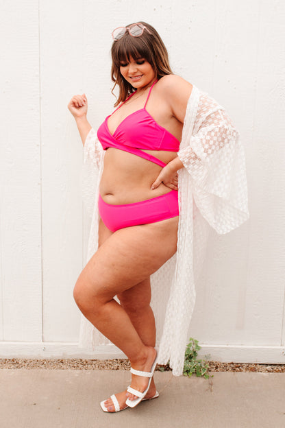 Beside the Bay Pink Swimsuit Bottoms - Dahlia Boutique