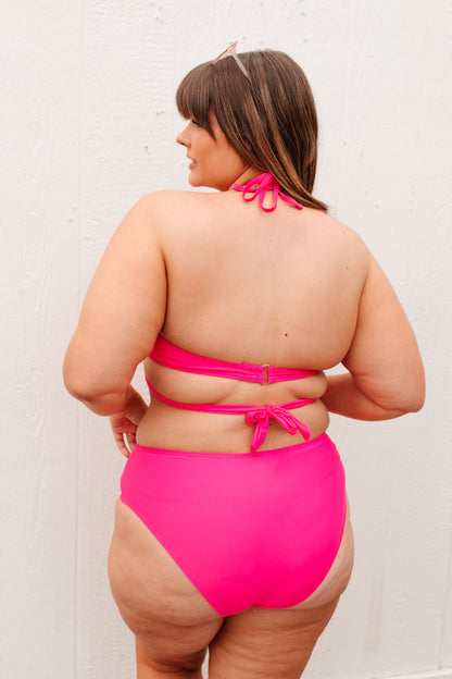 Beside the Bay Pink Swimsuit Bottoms - Dahlia Boutique