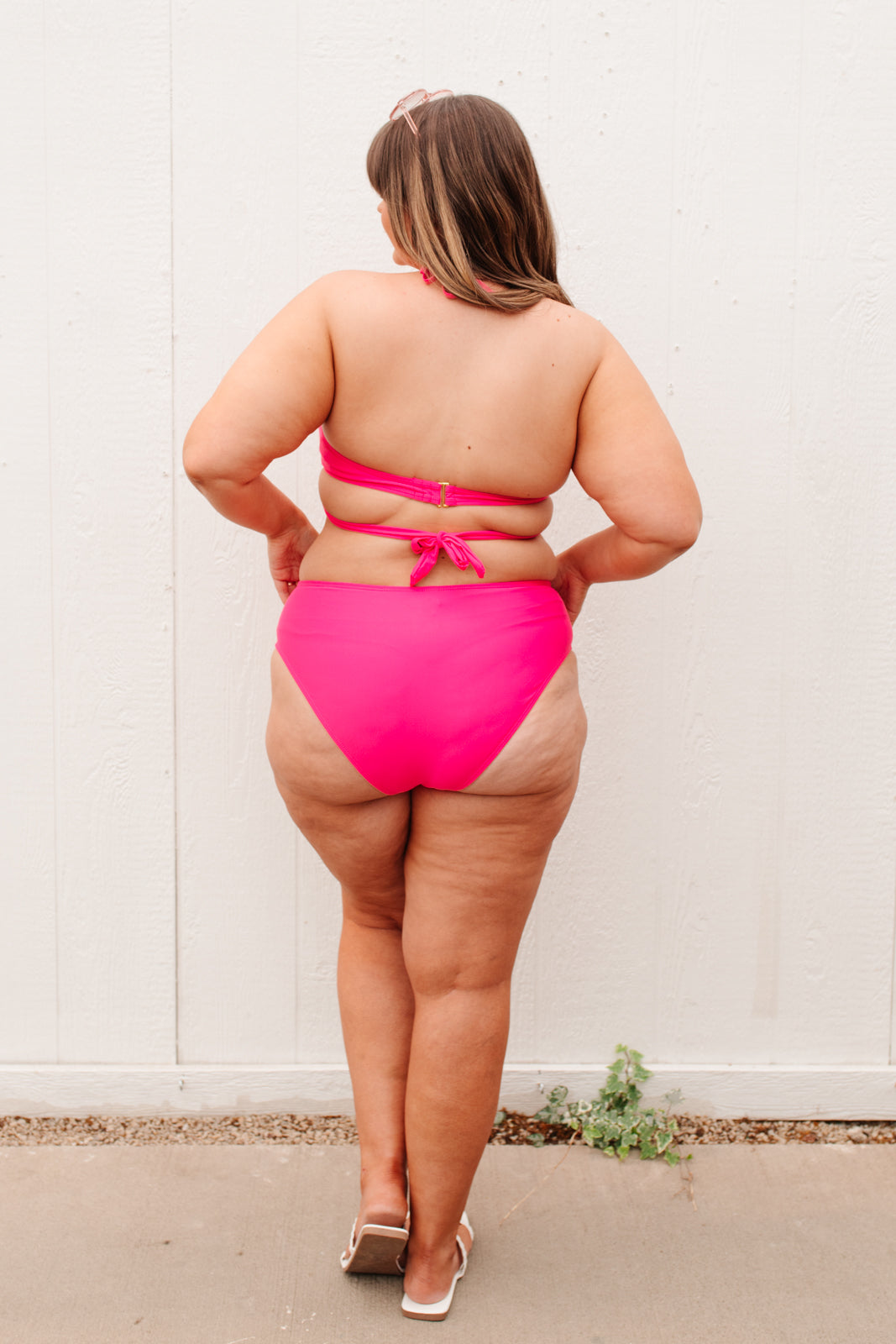 Beside the Bay Pink Swimsuit Bottoms - Dahlia Boutique