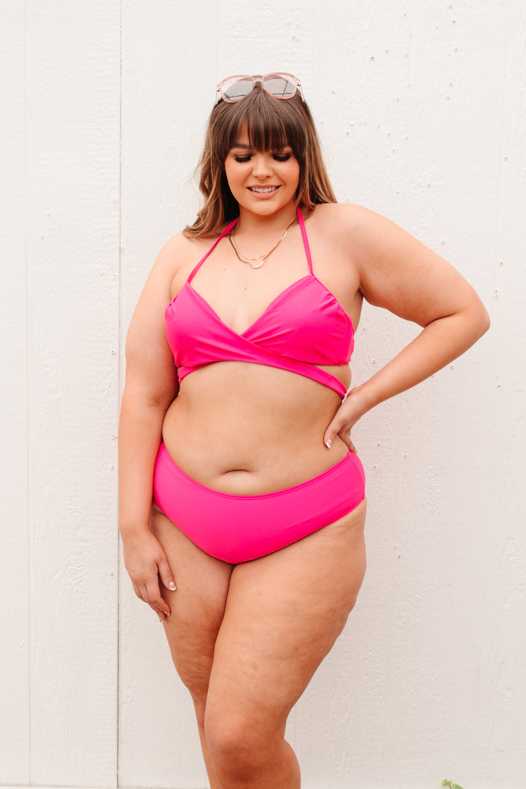 Beside the Bay Pink Swimsuit Bottoms - Dahlia Boutique