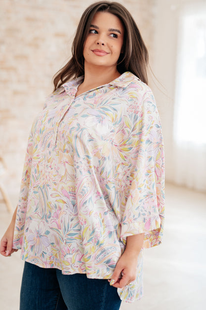 Blissful Botanicals Blouse - Dahlia Boutique