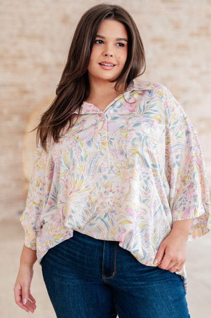 Blissful Botanicals Blouse - Dahlia Boutique