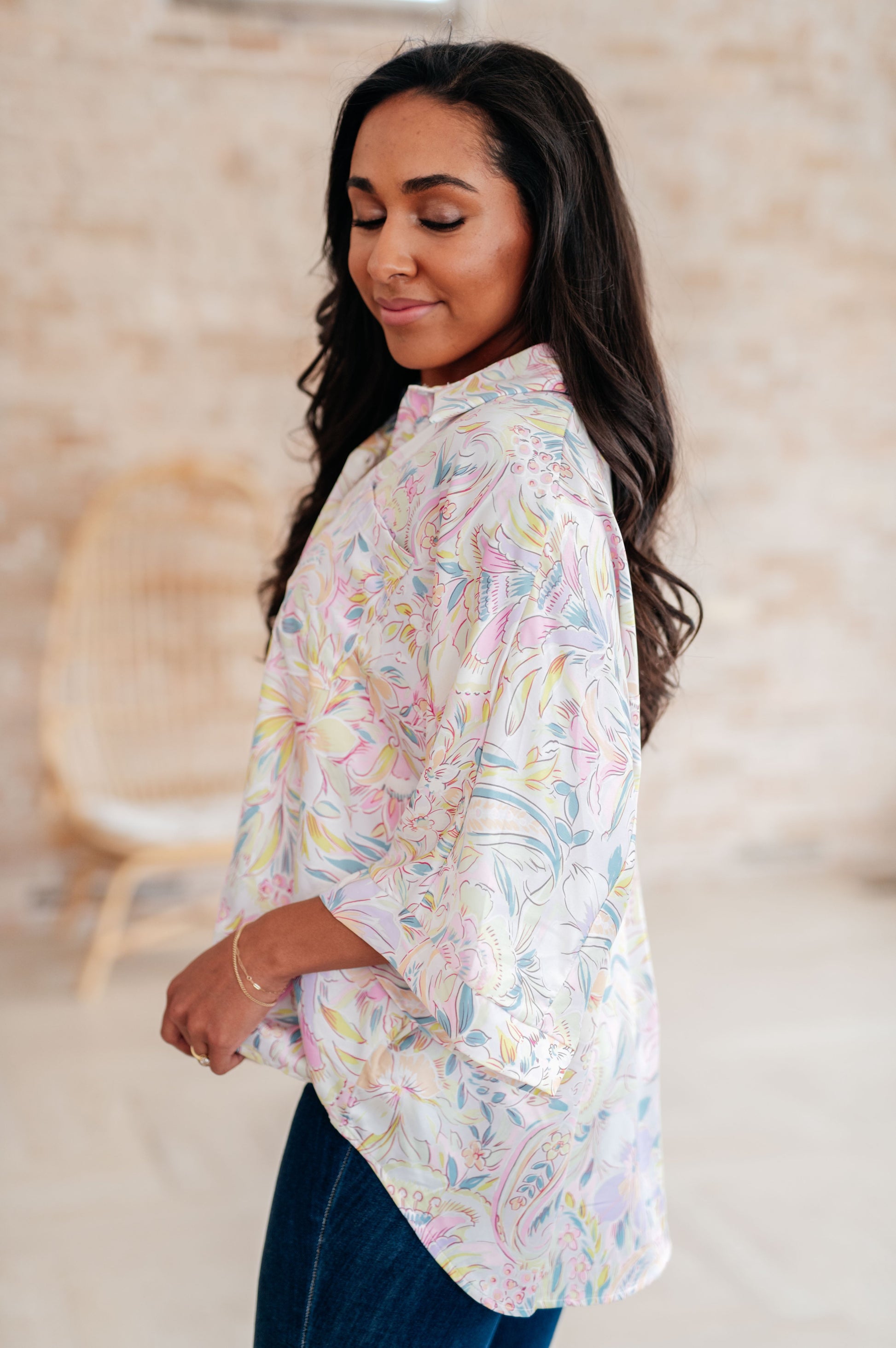 Blissful Botanicals Blouse - Dahlia Boutique