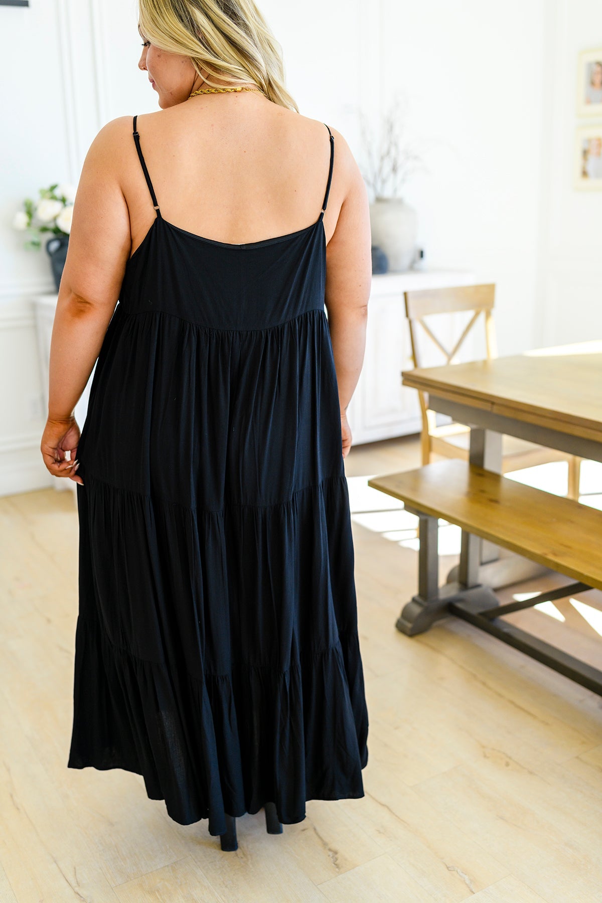 Classically Cool Tiered Maxi Dress - Dahlia Boutique