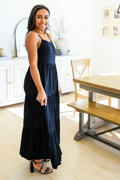 Classically Cool Tiered Maxi Dress - Dahlia Boutique