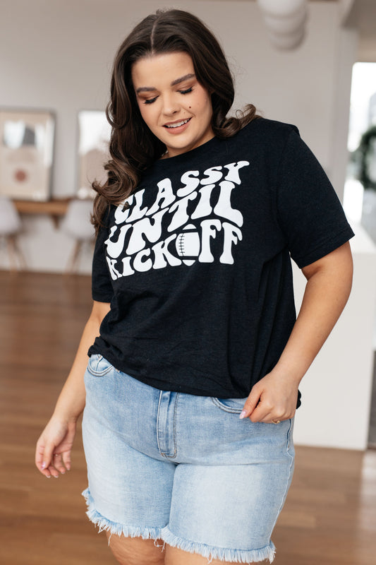 Classy Until Kickoff Tee - Dahlia Boutique