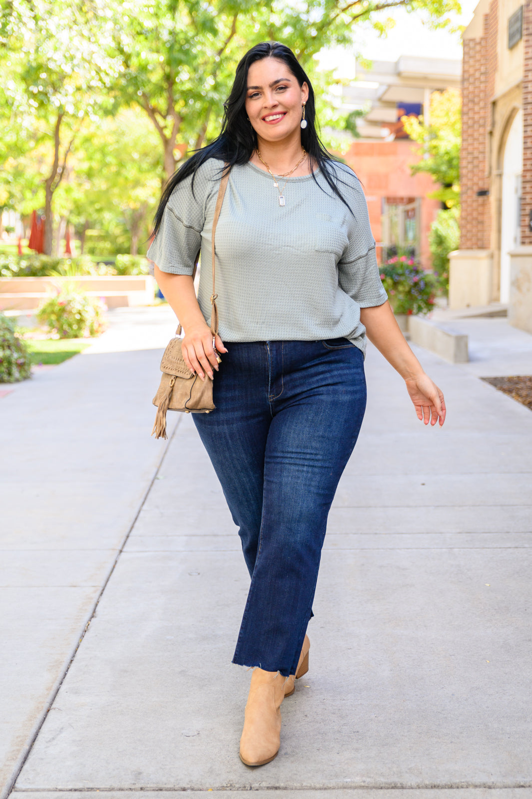 Sofia Dark Wash Jeans - Dahlia Boutique