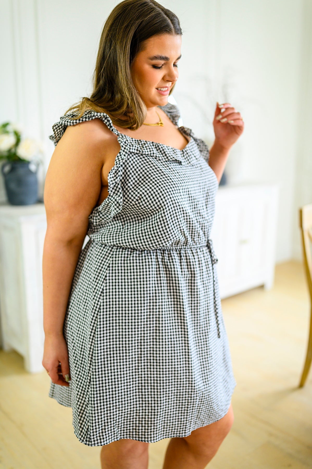 Day Date Gingham Dress - Dahlia Boutique