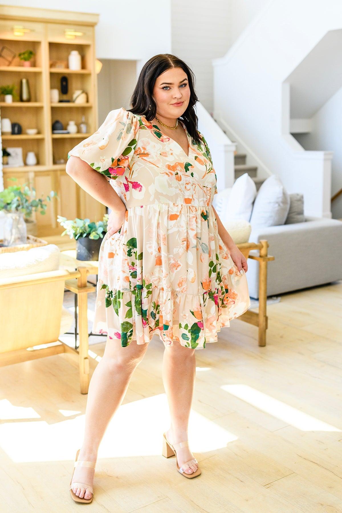 Delightful Surprise Floral Dress - Dahlia Boutique