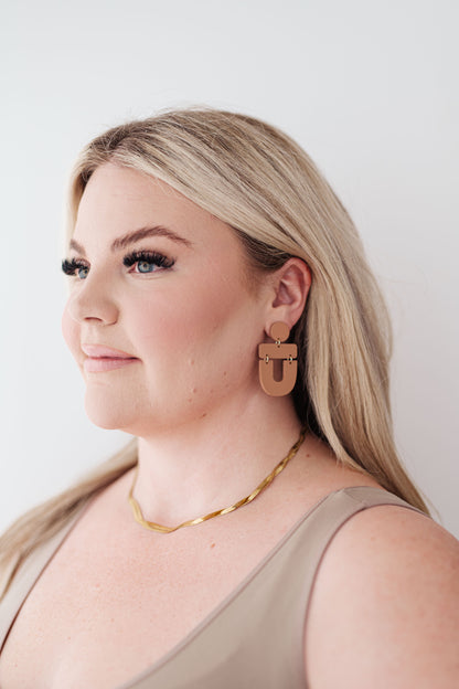 Dreamboat Earrings in Brown - Dahlia Boutique