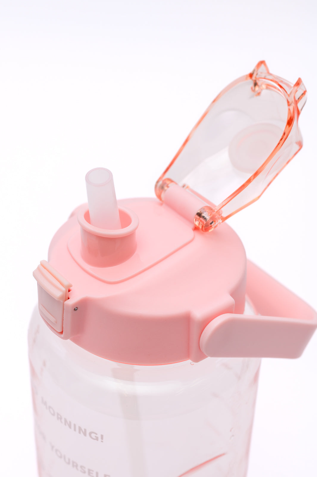 Elevated Water Tracking Bottle in Pink - Dahlia Boutique