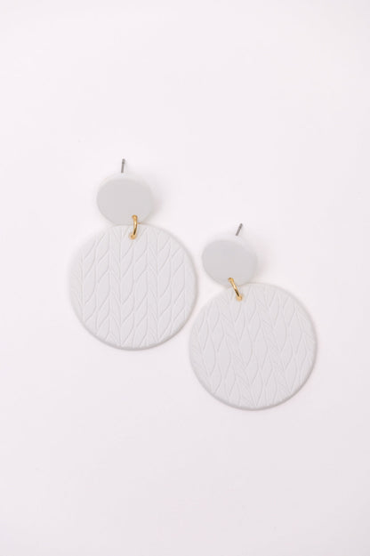 Falling Petals Earrings in Cream - Dahlia Boutique