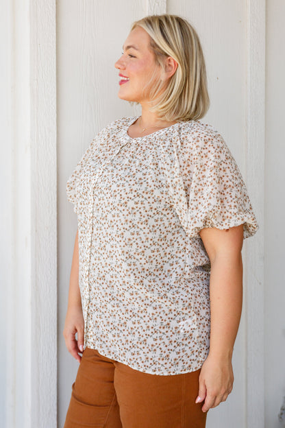 Fancy Me Floral Button Down - Dahlia Boutique