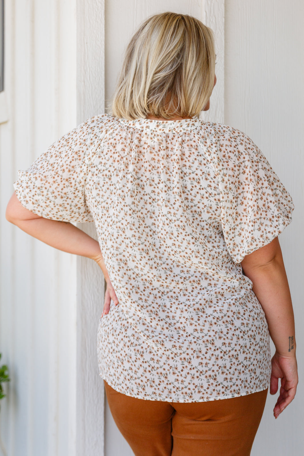 Fancy Me Floral Button Down - Dahlia Boutique