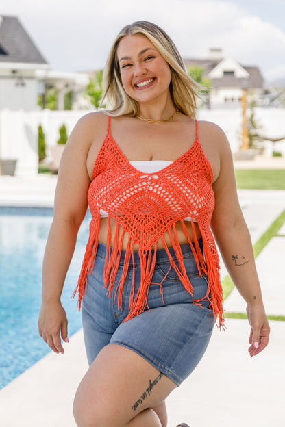 Festival Fringe Tank in Orange