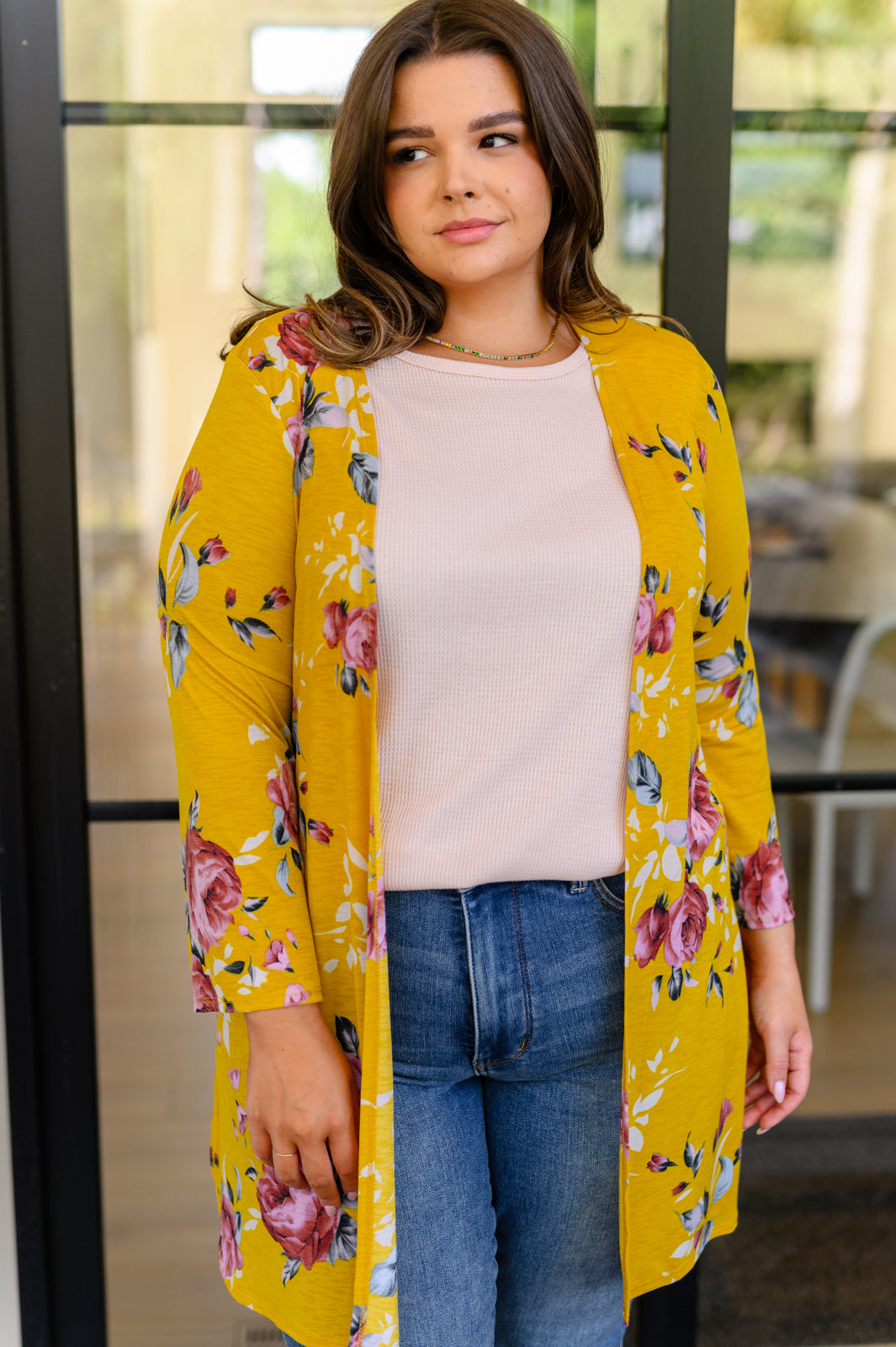 Grow As You Go Floral Cardigan - Dahlia Boutique