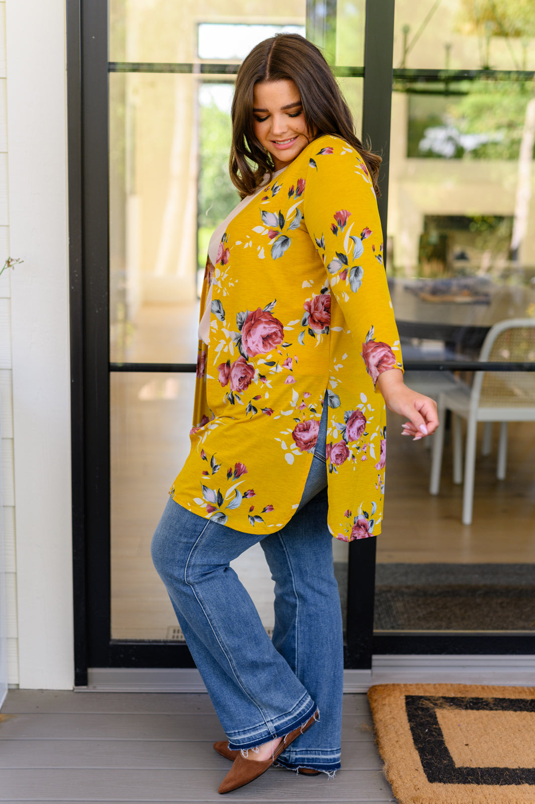 Grow As You Go Floral Cardigan - Dahlia Boutique