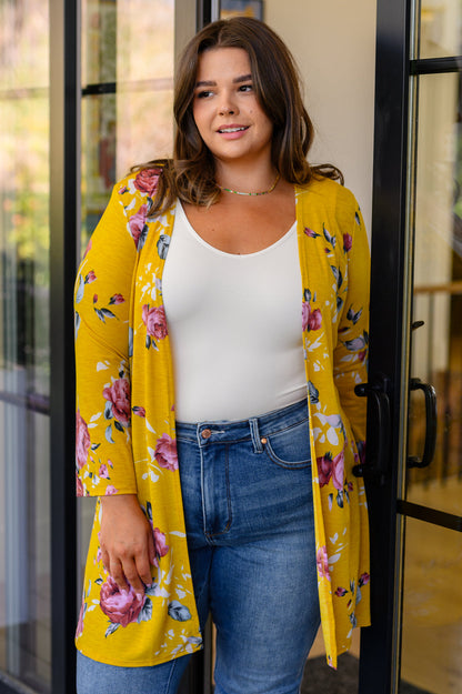 Grow As You Go Floral Cardigan - Dahlia Boutique