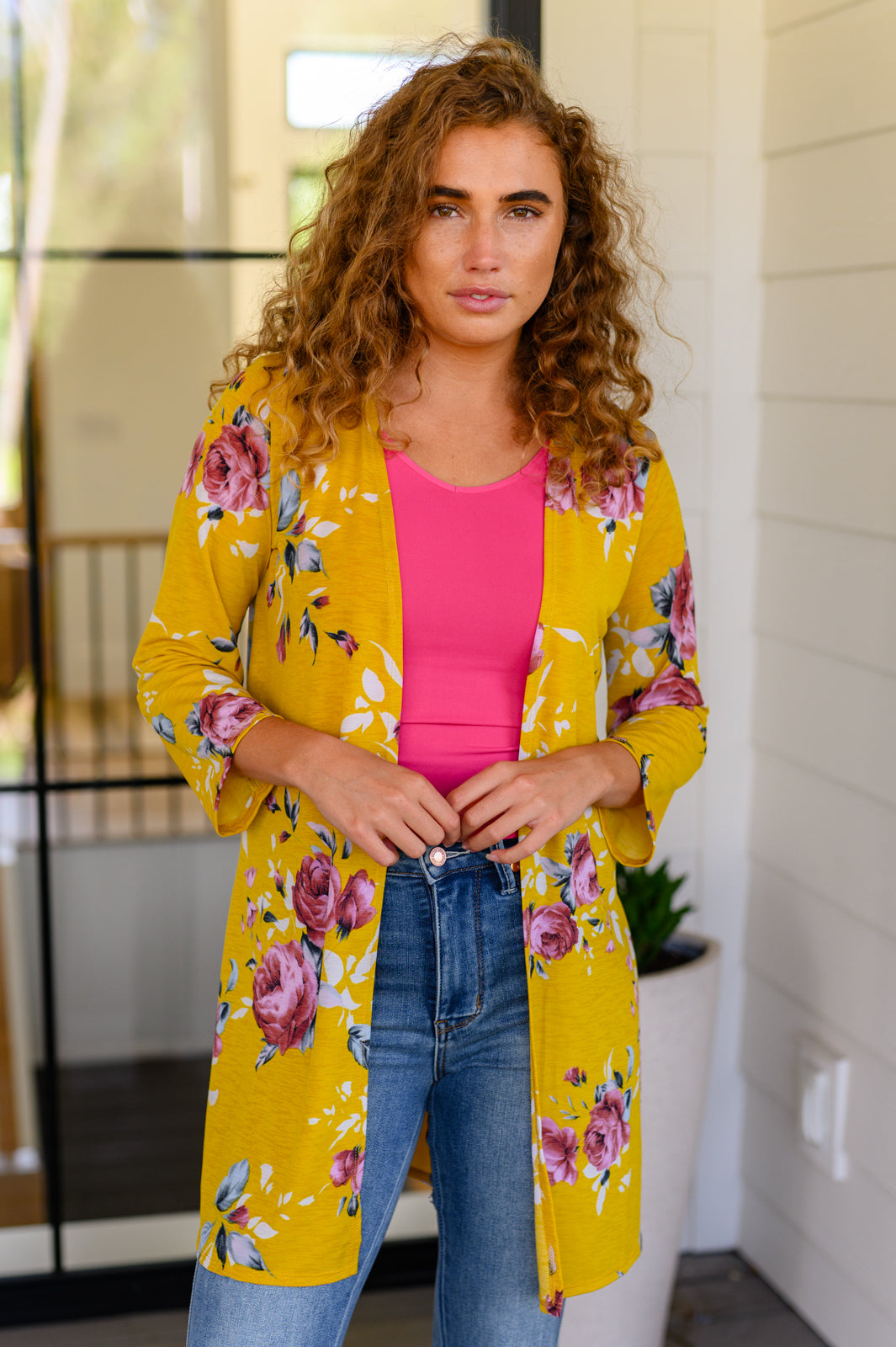 Grow As You Go Floral Cardigan - Dahlia Boutique