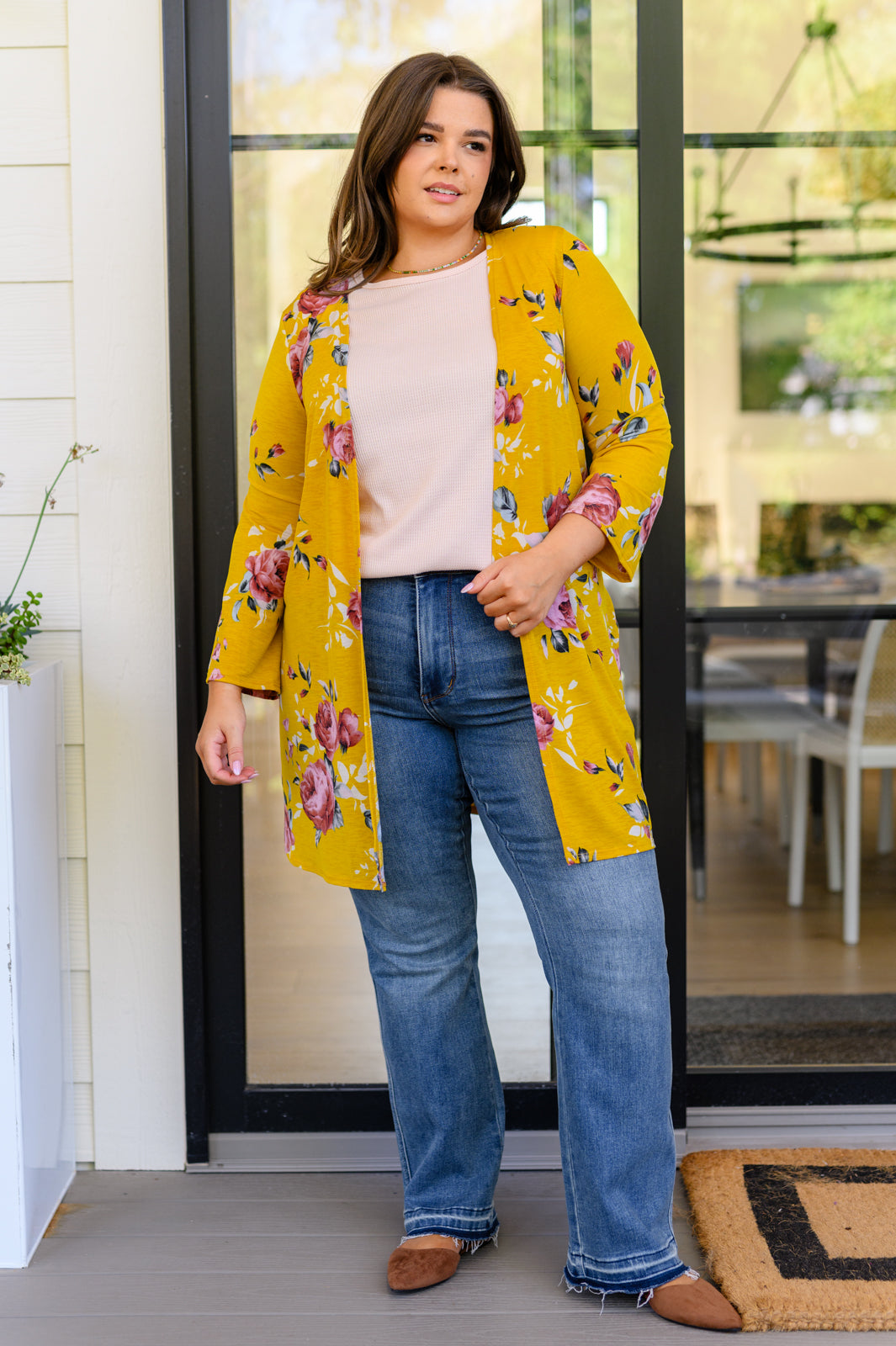 Grow As You Go Floral Cardigan - Dahlia Boutique