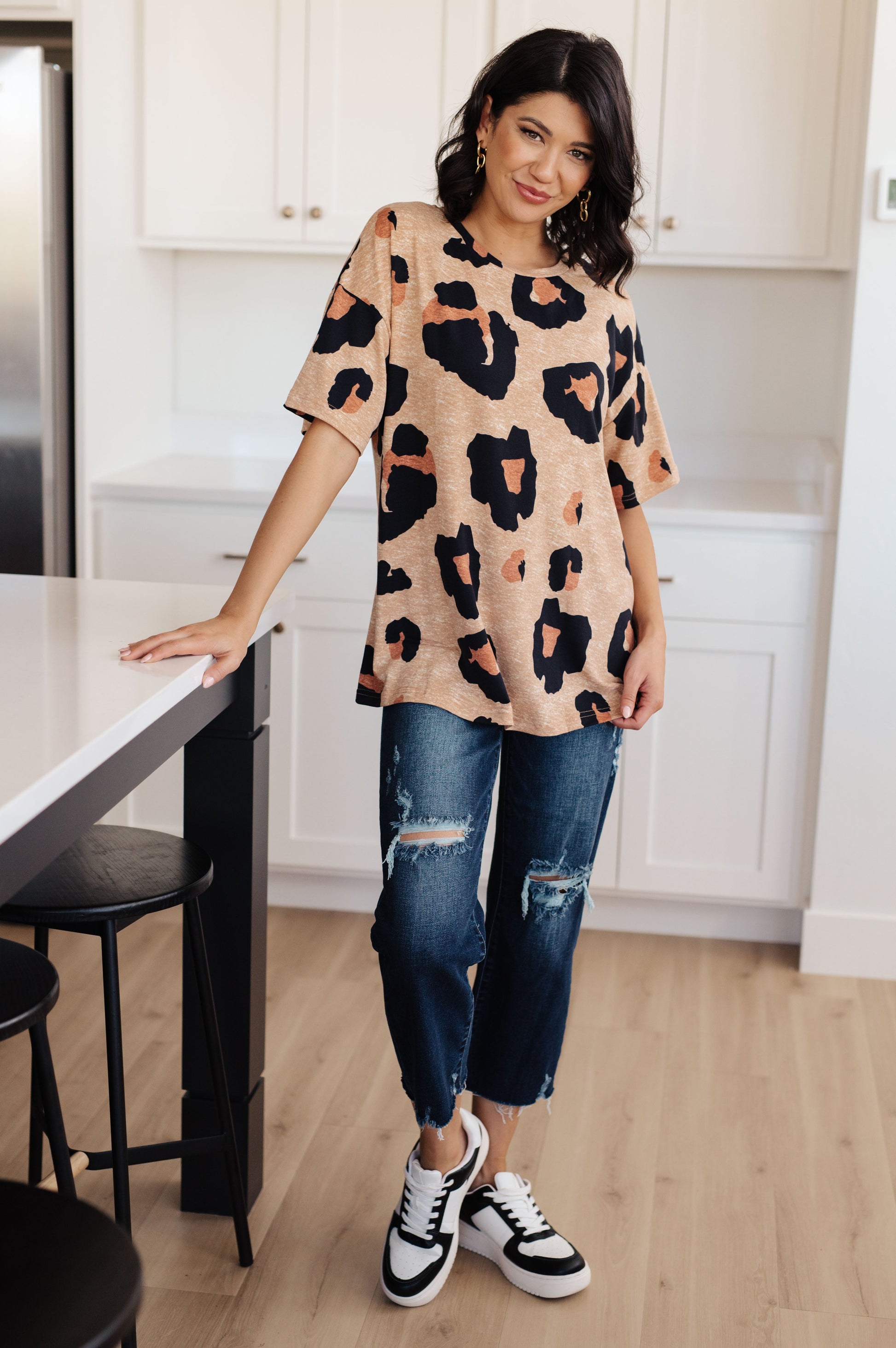 Hear Me Roar Oversized Boyfriend T-Shirt - Dahlia Boutique