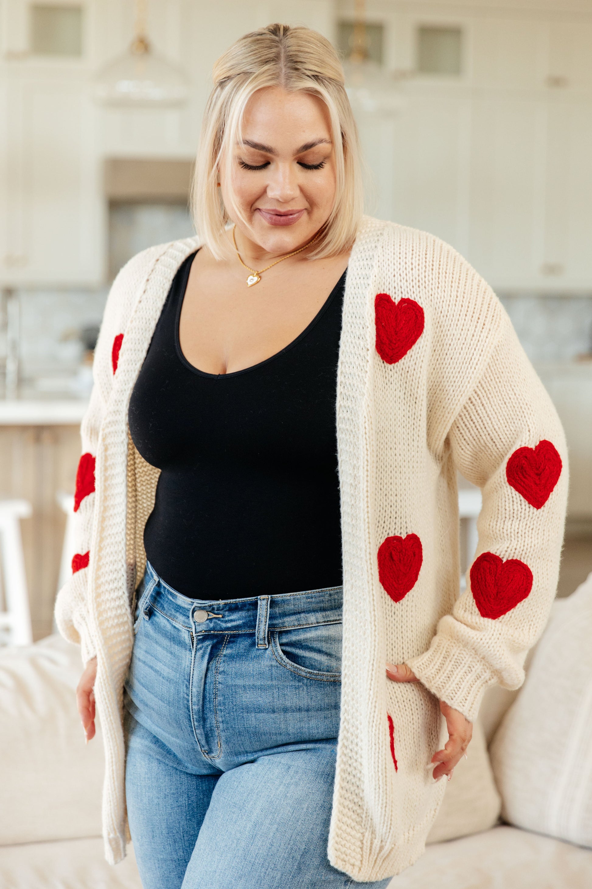 Heart Eyes Cardigan - Dahlia Boutique