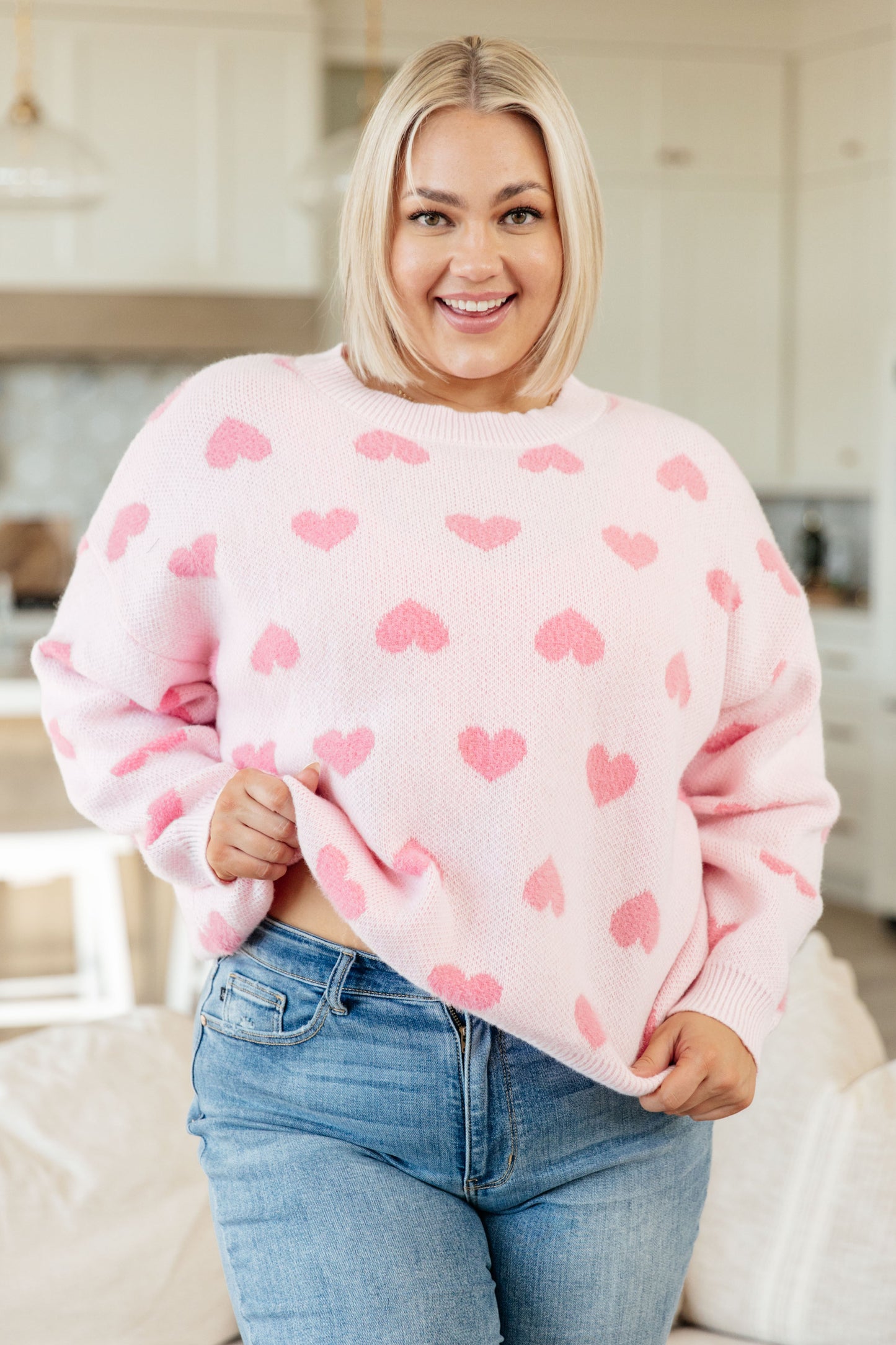 Heart On My Sleeves Sweater - Dahlia Boutique