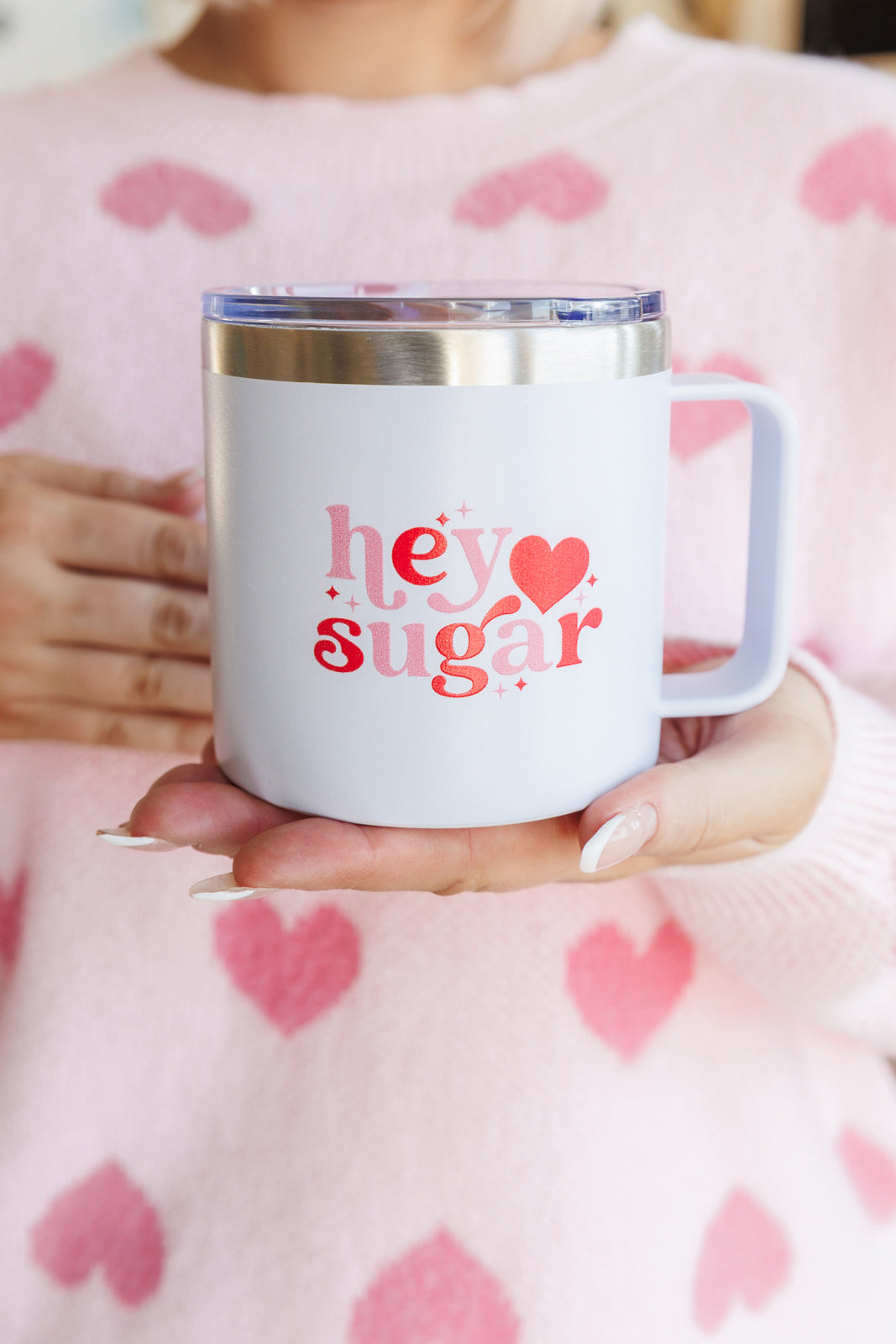 Hey Sugar 14 Oz Double Walled Travel Mug - Dahlia Boutique