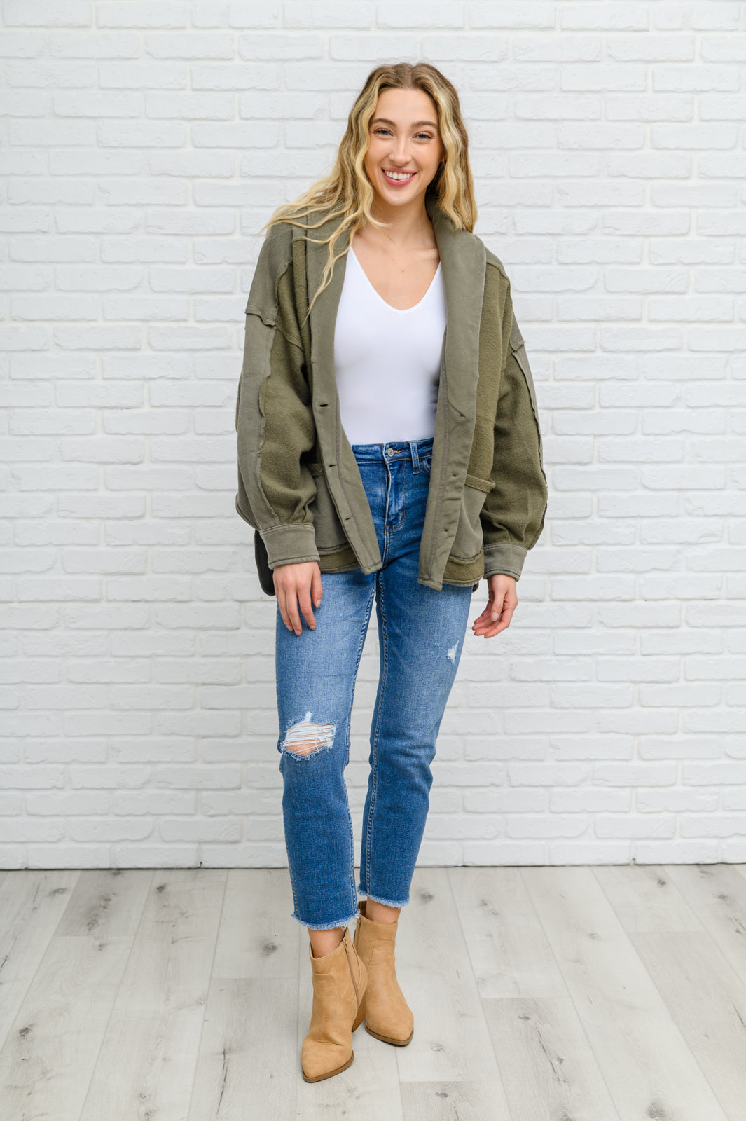 Howdy Embroidery Boyfriend Jeans - Dahlia Boutique