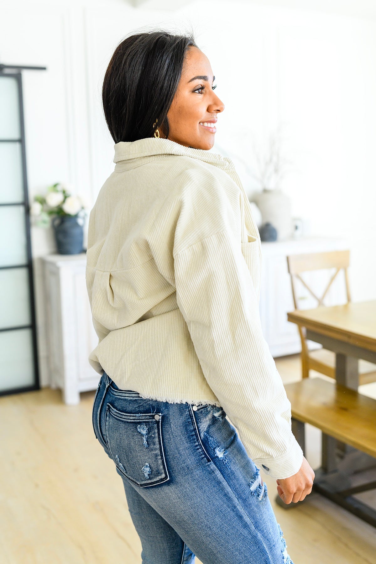 Invested in You Corduroy Shacket - Dahlia Boutique