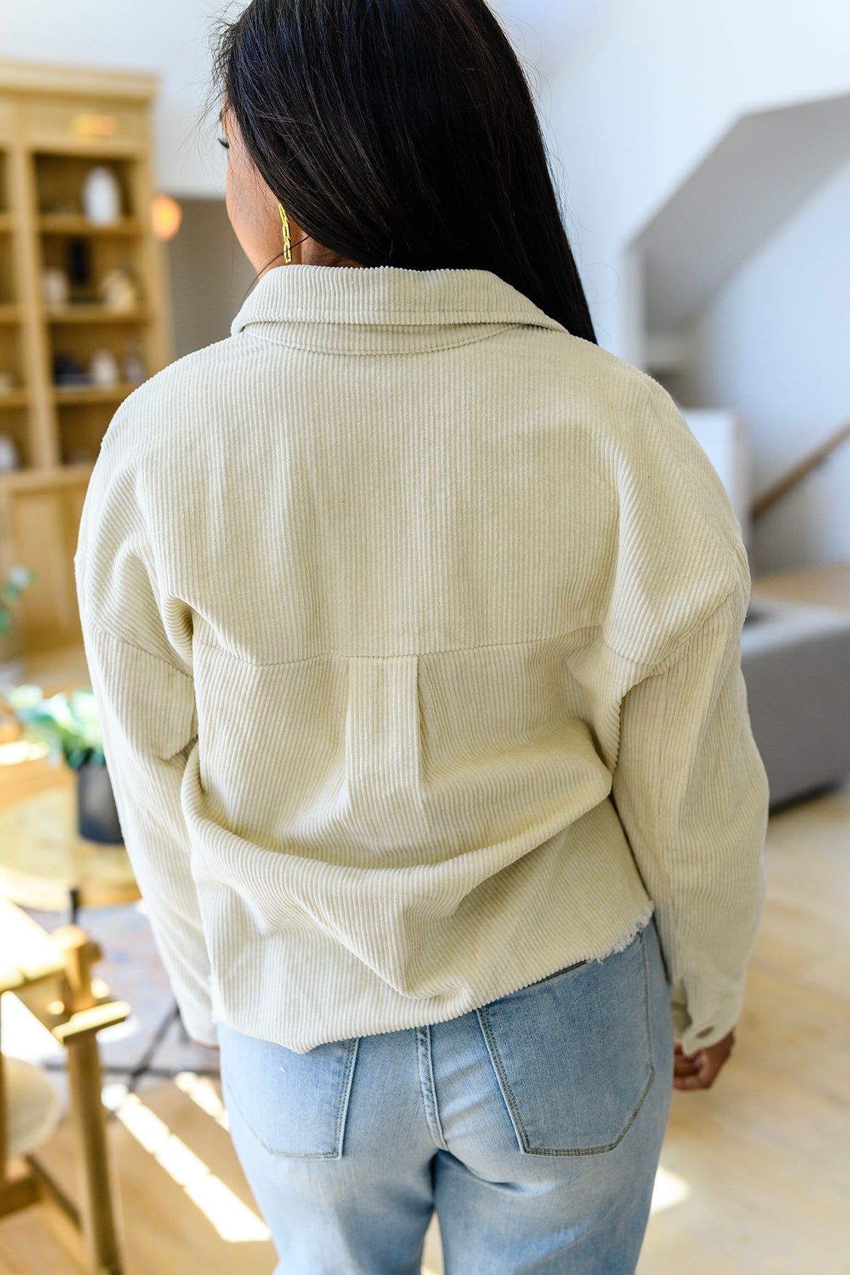 Invested in You Corduroy Shacket - Dahlia Boutique