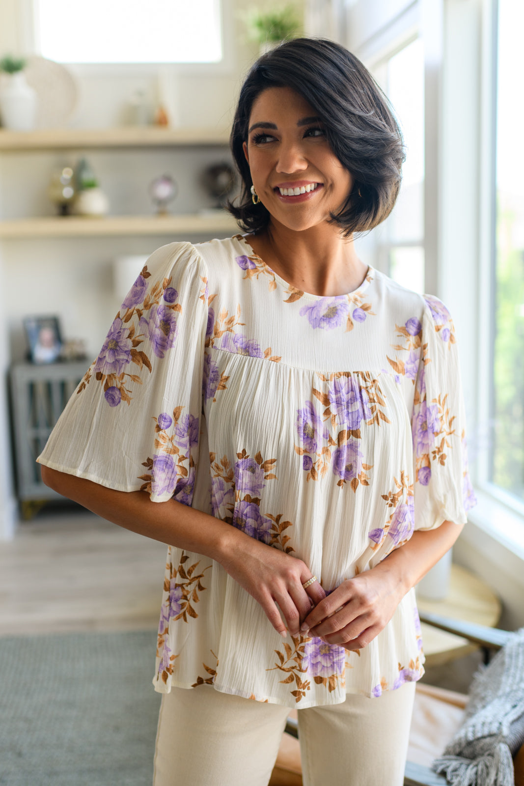 Lavender Haze Blouse - Dahlia Boutique