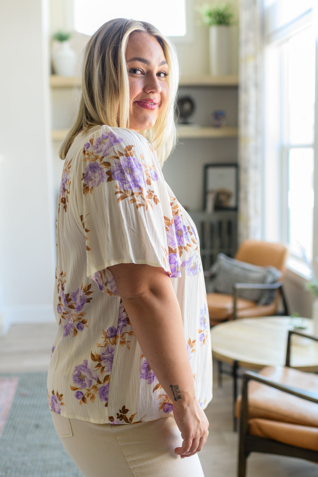 Lavender Haze Blouse - Dahlia Boutique