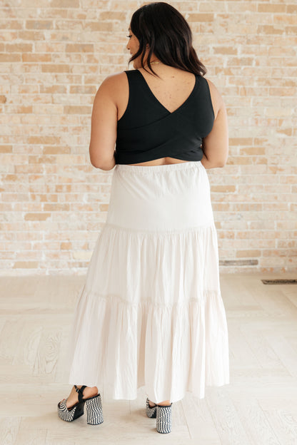 Let It Begin Tiered Maxi Skirt - Dahlia Boutique