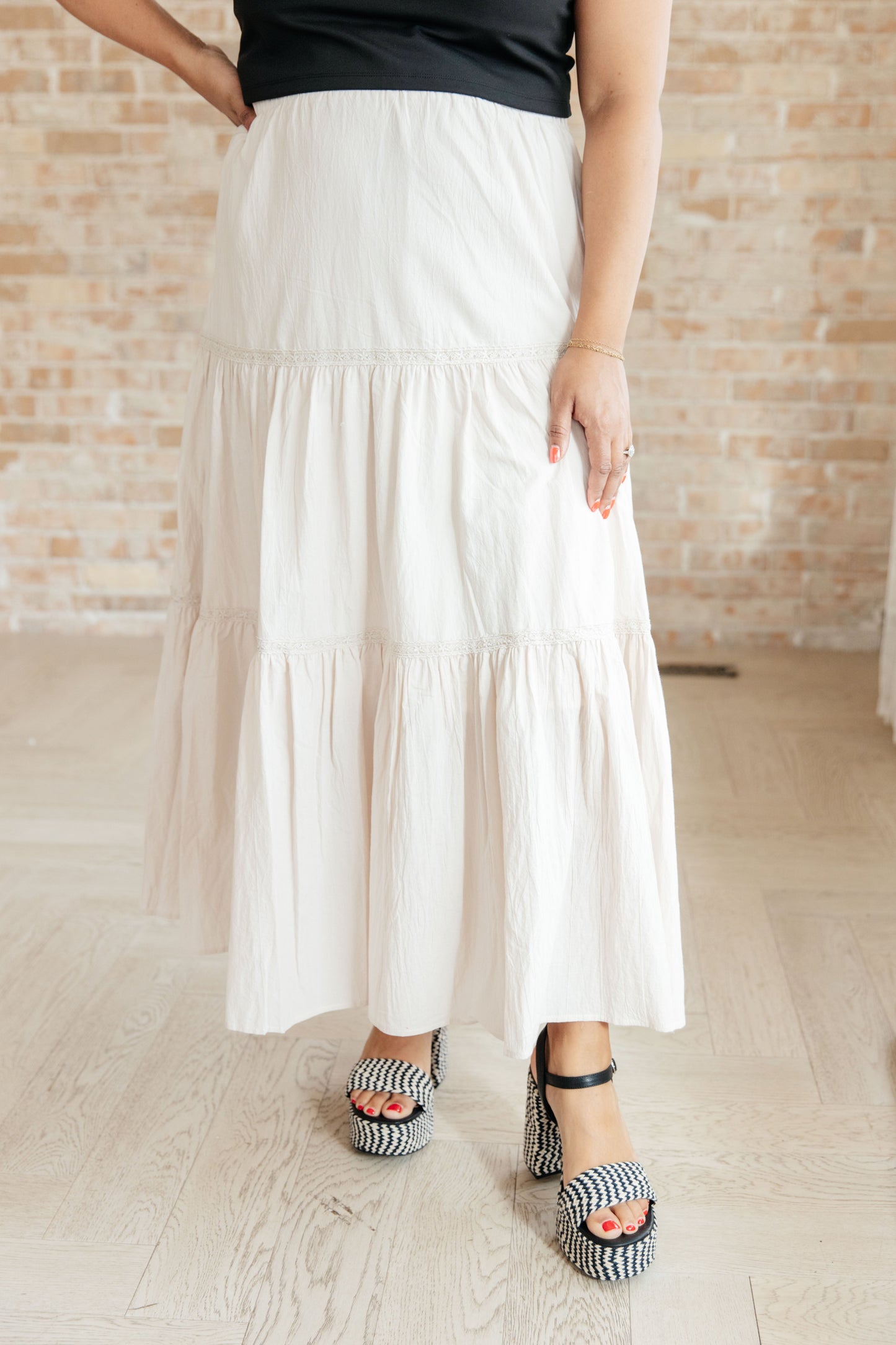 Let It Begin Tiered Maxi Skirt - Dahlia Boutique