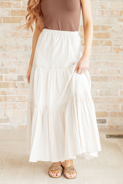 Let It Begin Tiered Maxi Skirt - Dahlia Boutique