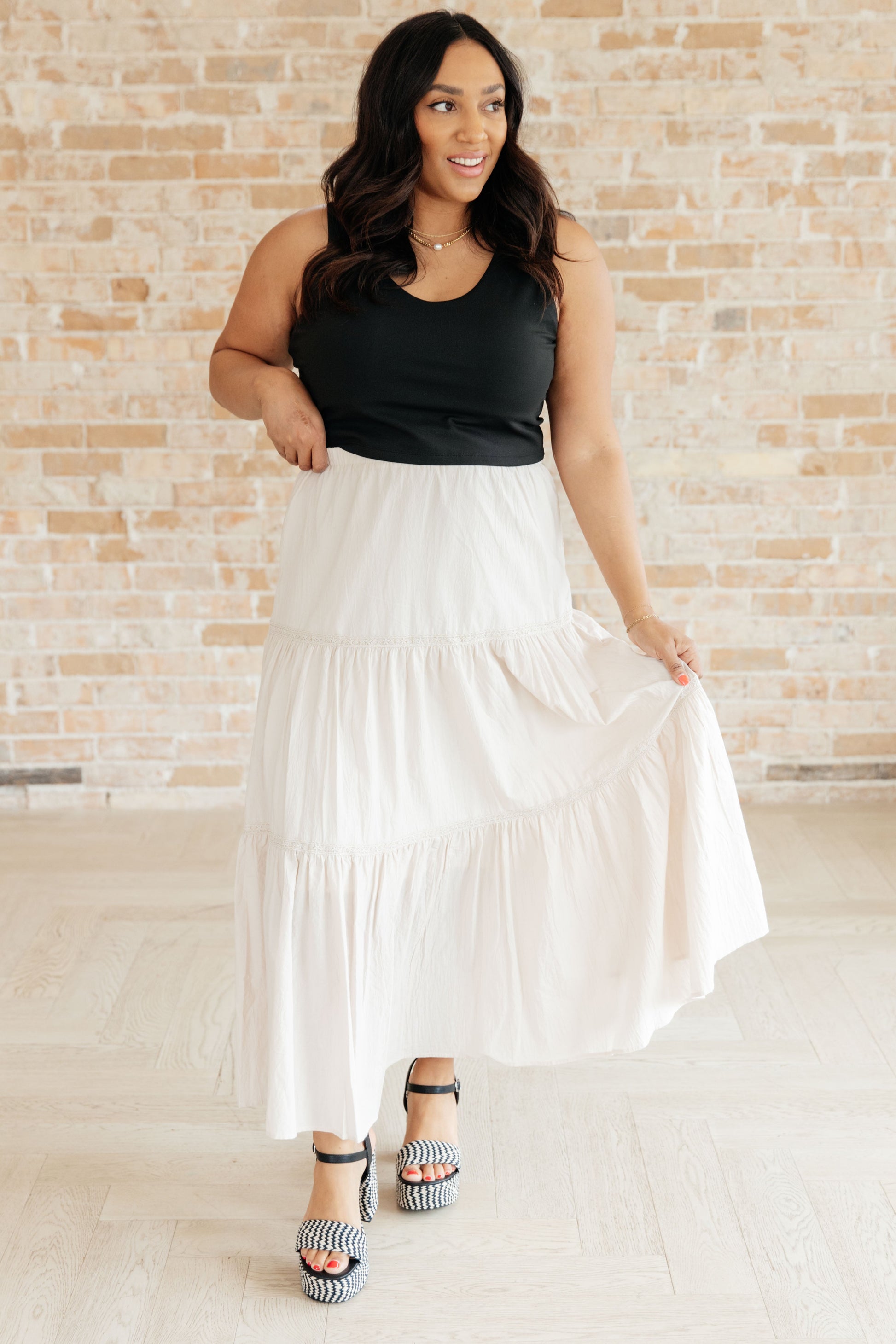 Let It Begin Tiered Maxi Skirt - Dahlia Boutique