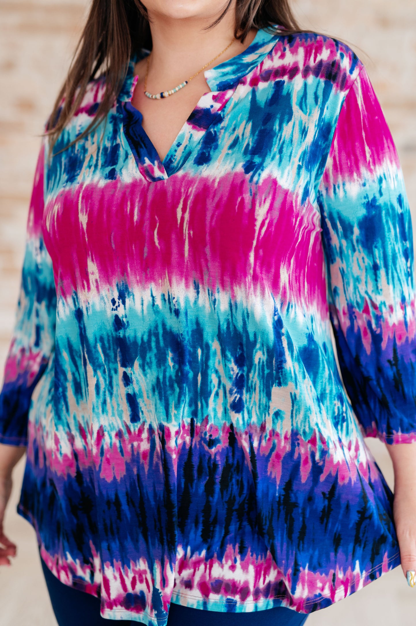 Little Lovely Blouse in Tie Dye - Dahlia Boutique