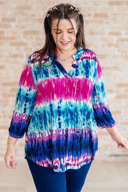 Little Lovely Blouse in Tie Dye - Dahlia Boutique