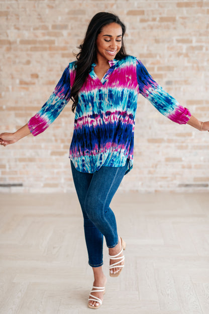 Little Lovely Blouse in Tie Dye - Dahlia Boutique