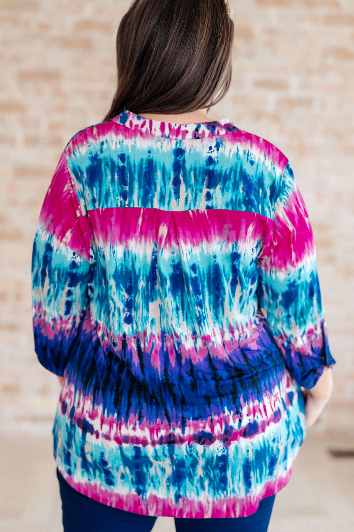 Little Lovely Blouse in Tie Dye - Dahlia Boutique