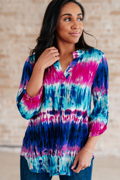 Little Lovely Blouse in Tie Dye - Dahlia Boutique