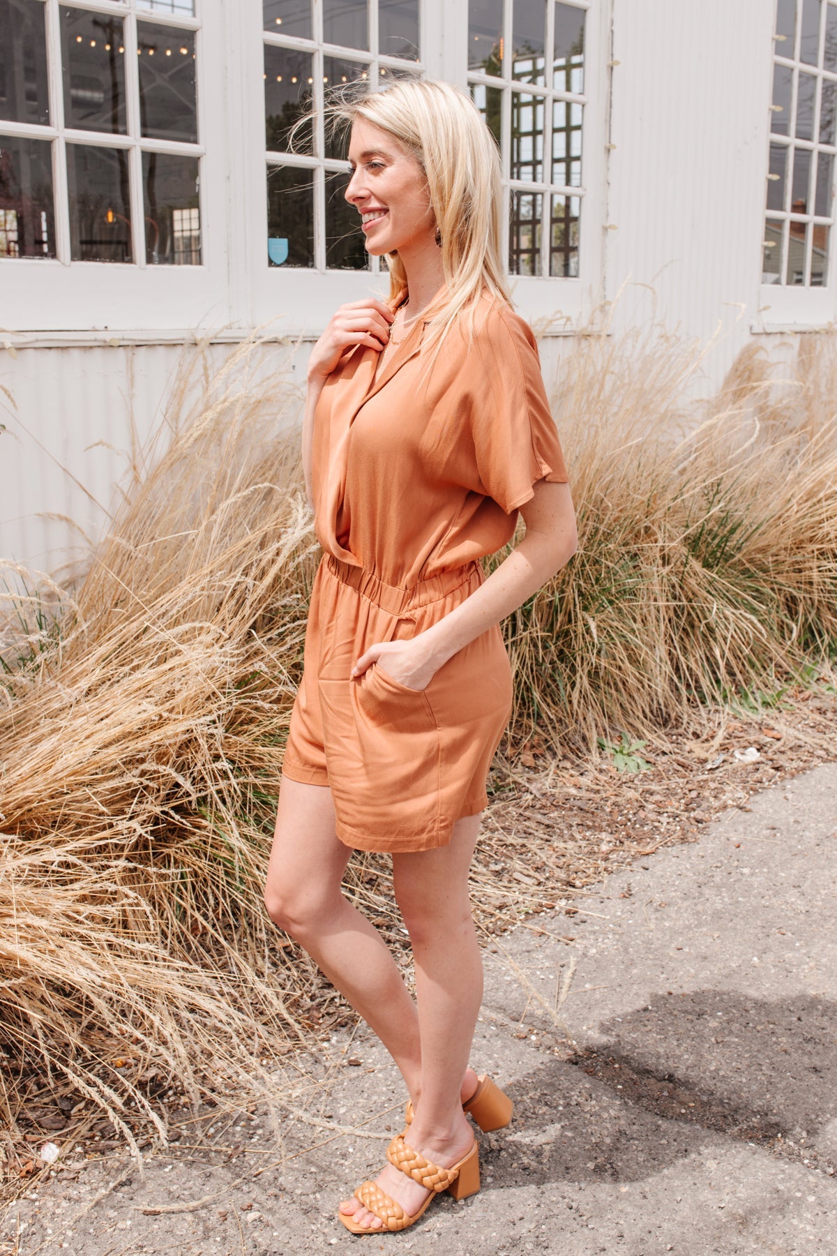 Midtown Romper - Dahlia Boutique