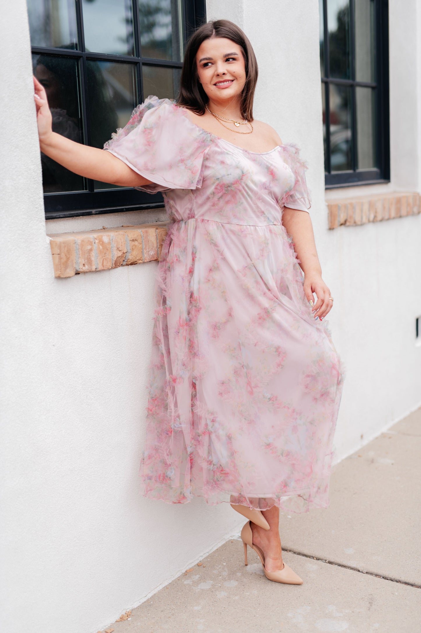 My Little Songbird Fluttersleeve Dress - Dahlia Boutique