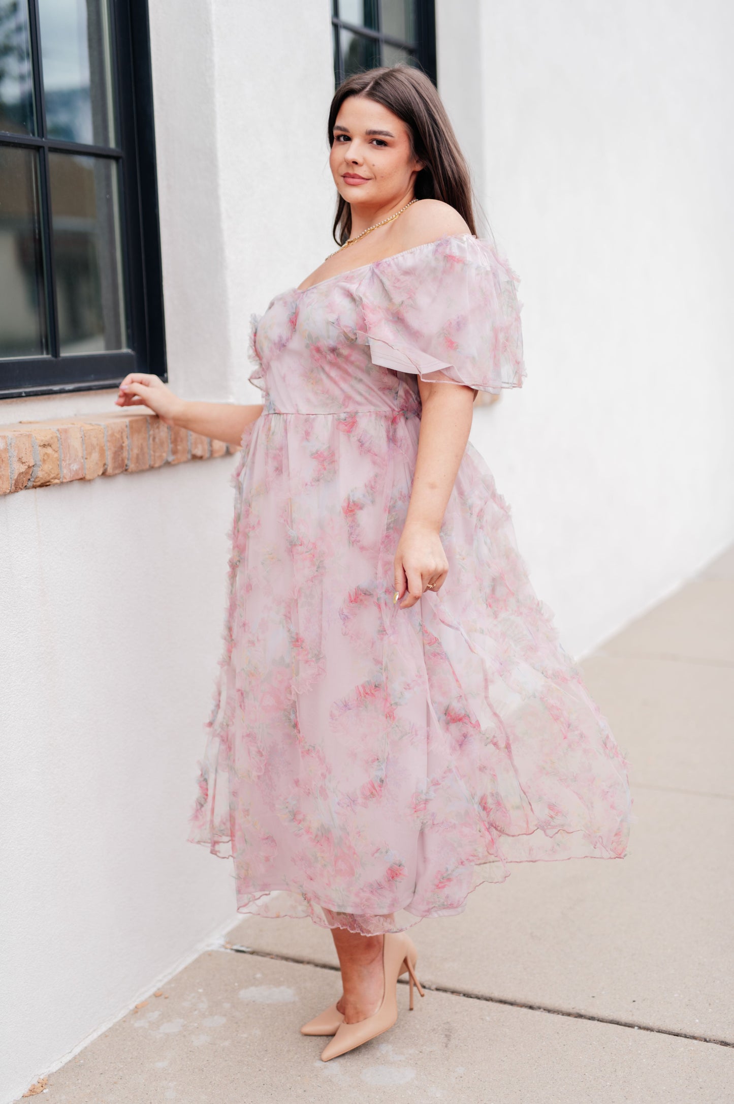 My Little Songbird Fluttersleeve Dress - Dahlia Boutique