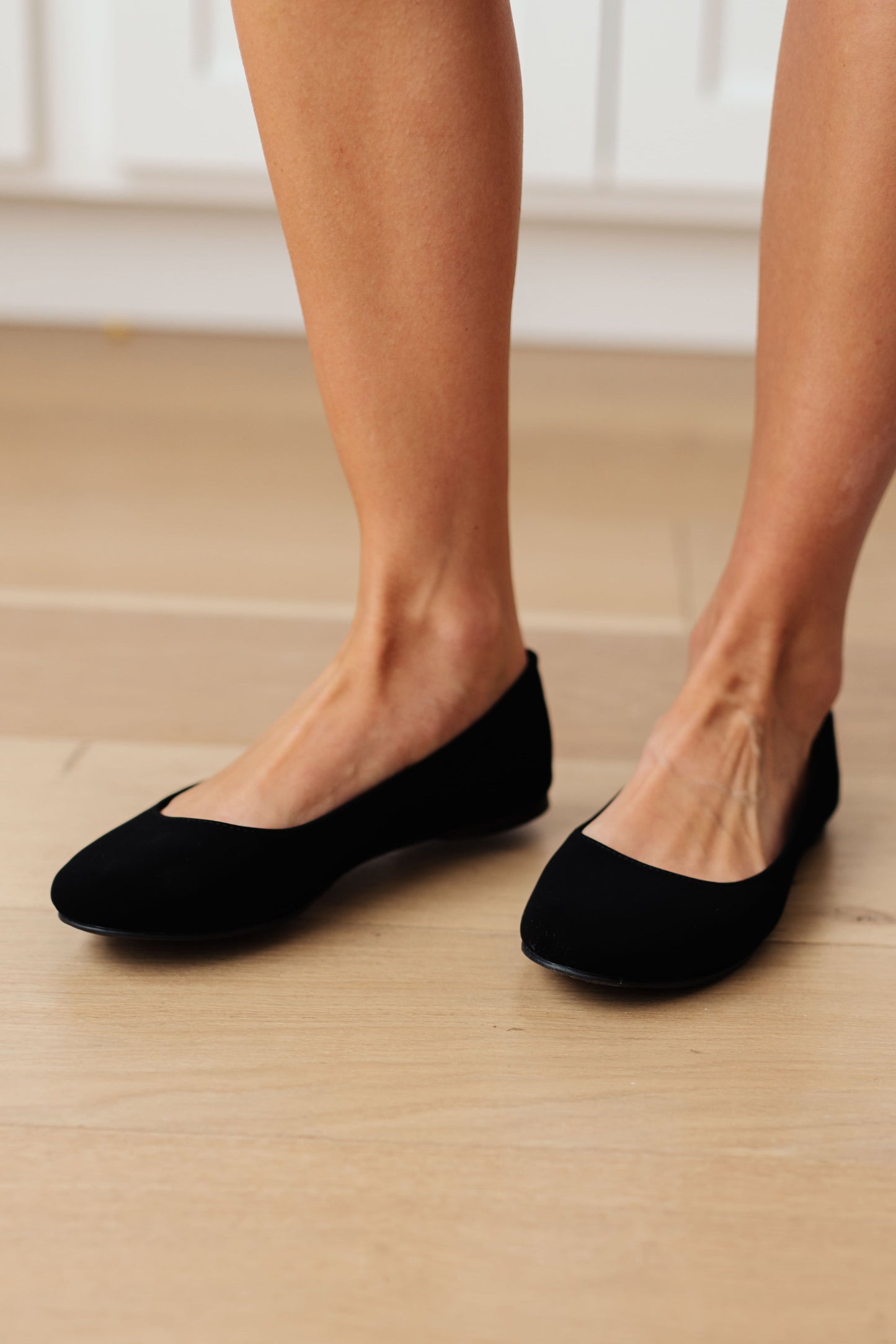 On Your Toes Ballet Flats in Black - Dahlia Boutique