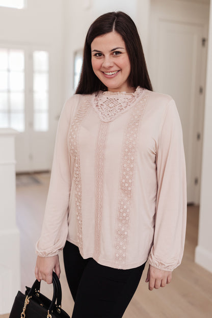 Picture This Top In Blush - Dahlia Boutique